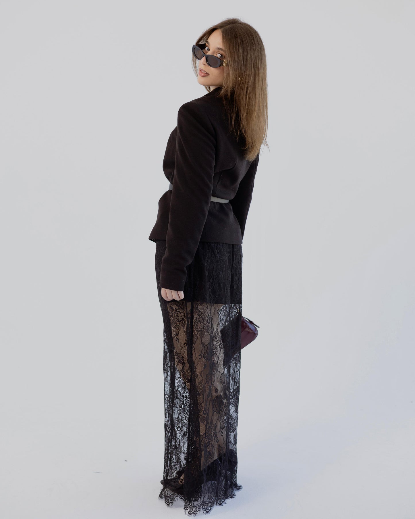 The Black Lace Skirt