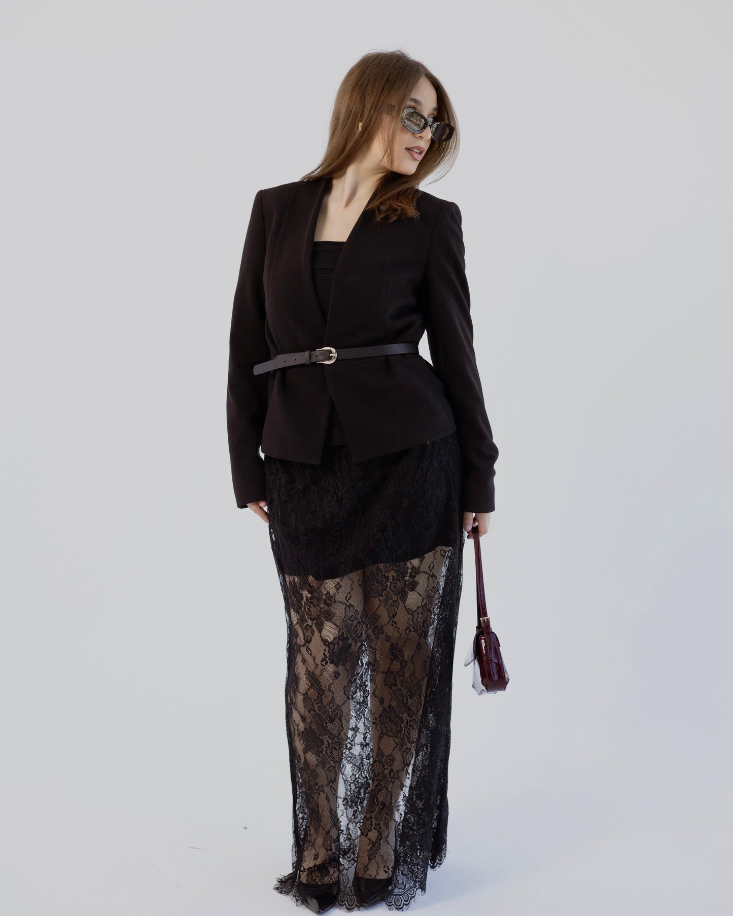 The Black Lace Skirt