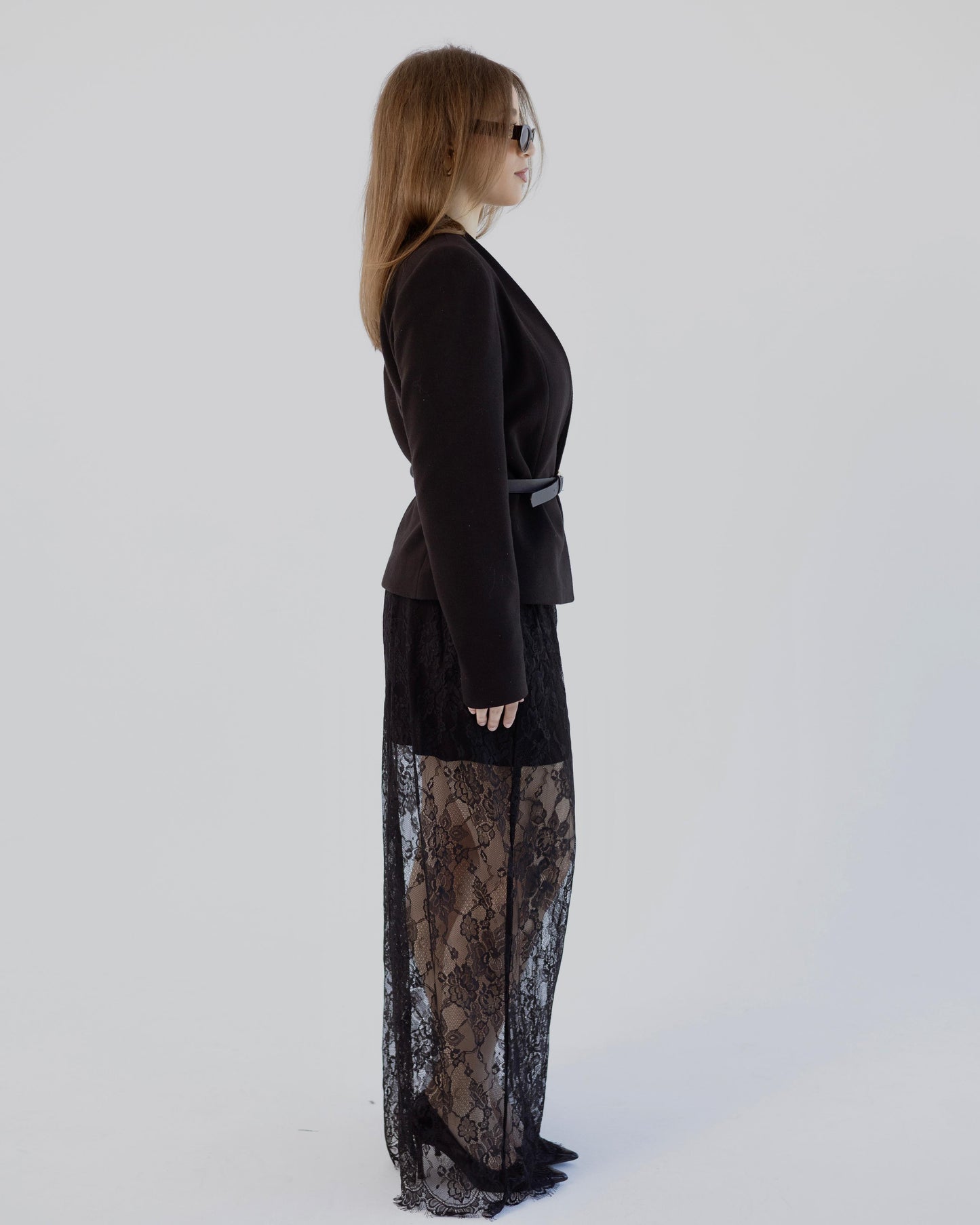 The Black Lace Skirt
