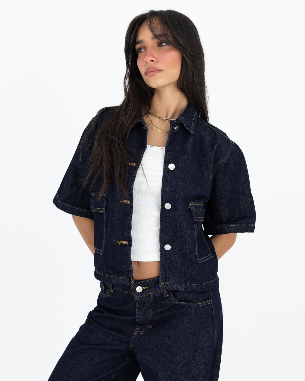 Midnight Blue Denim Shirt