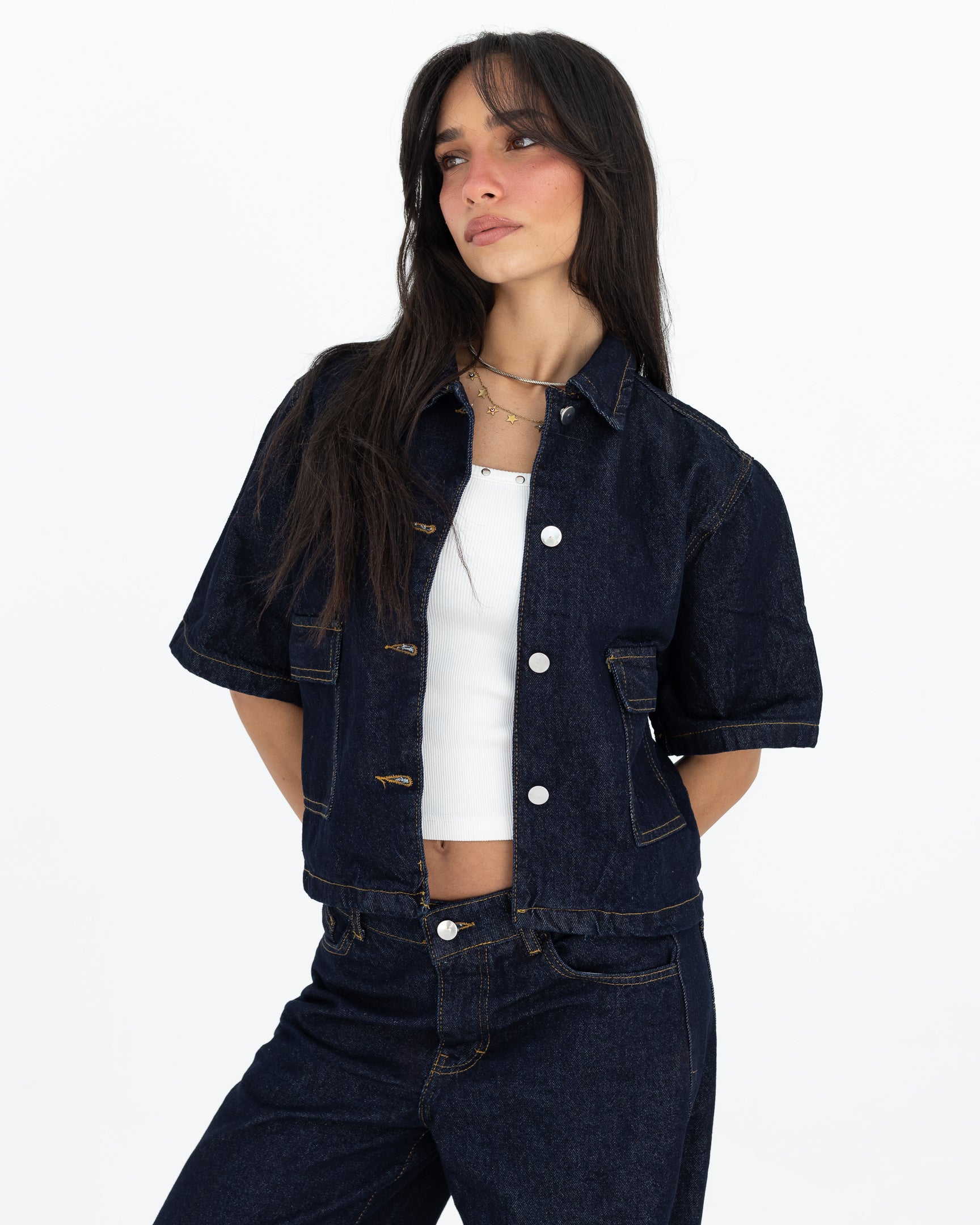 Midnight Blue Denim Shirt