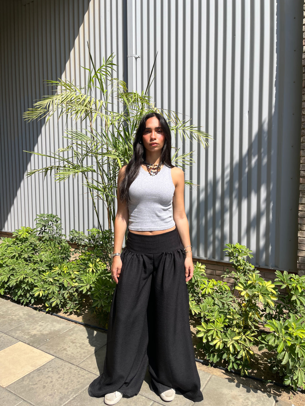 Black Flowy Pants