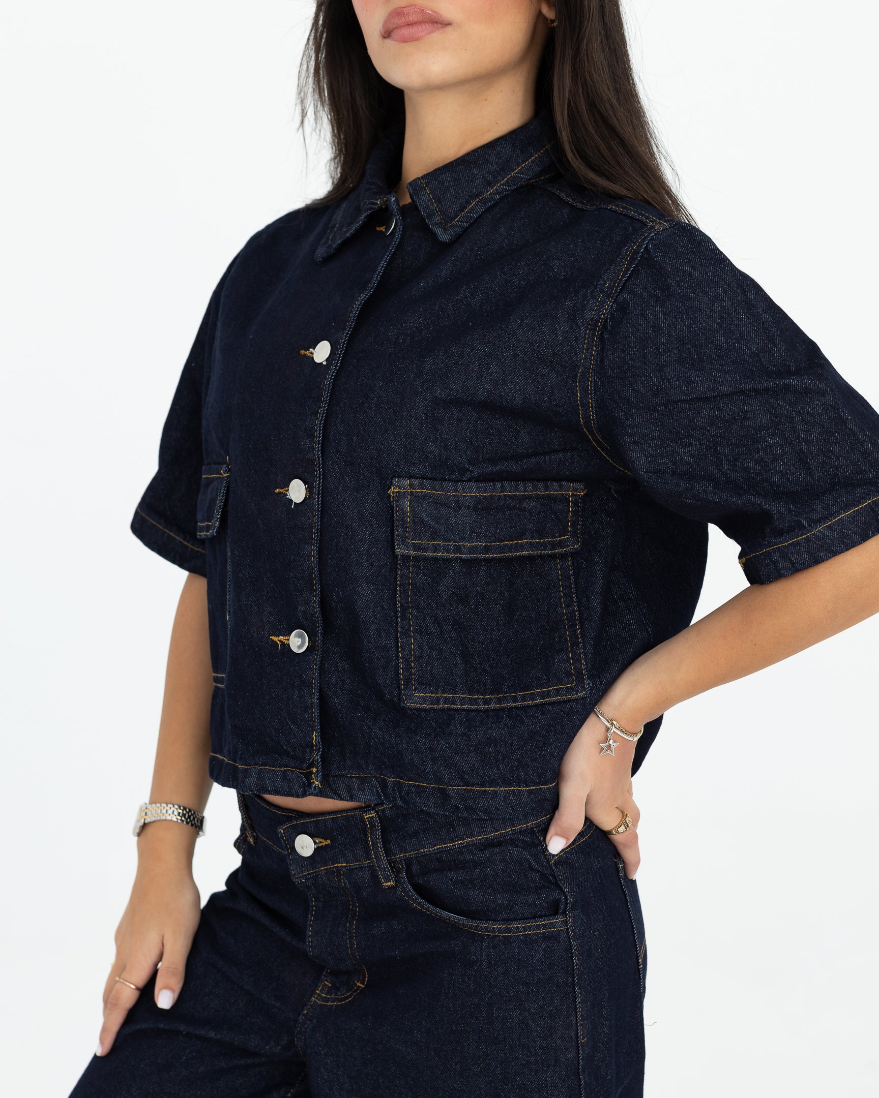 Midnight Blue Denim Shirt