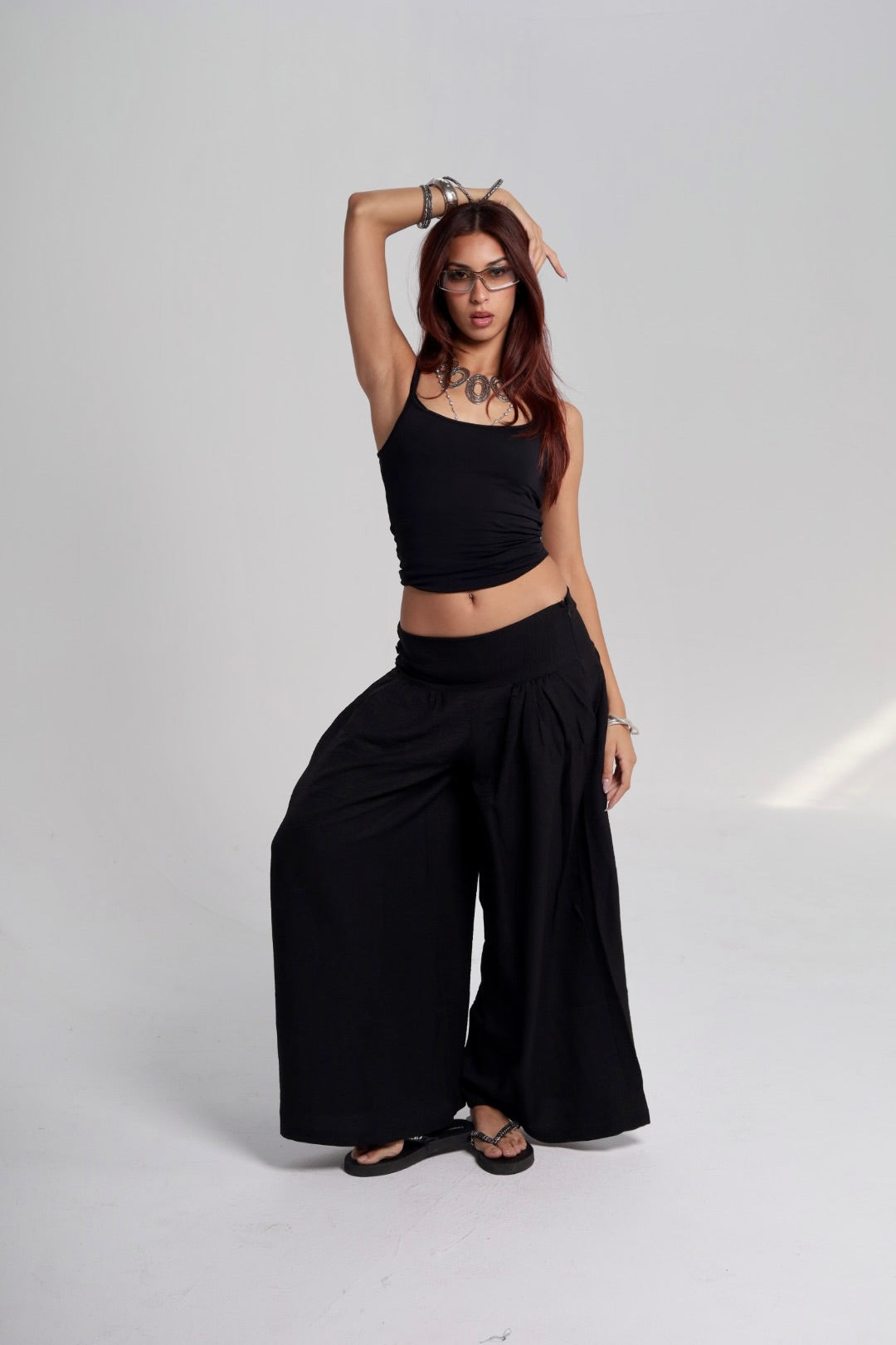 Black Flowy Pants