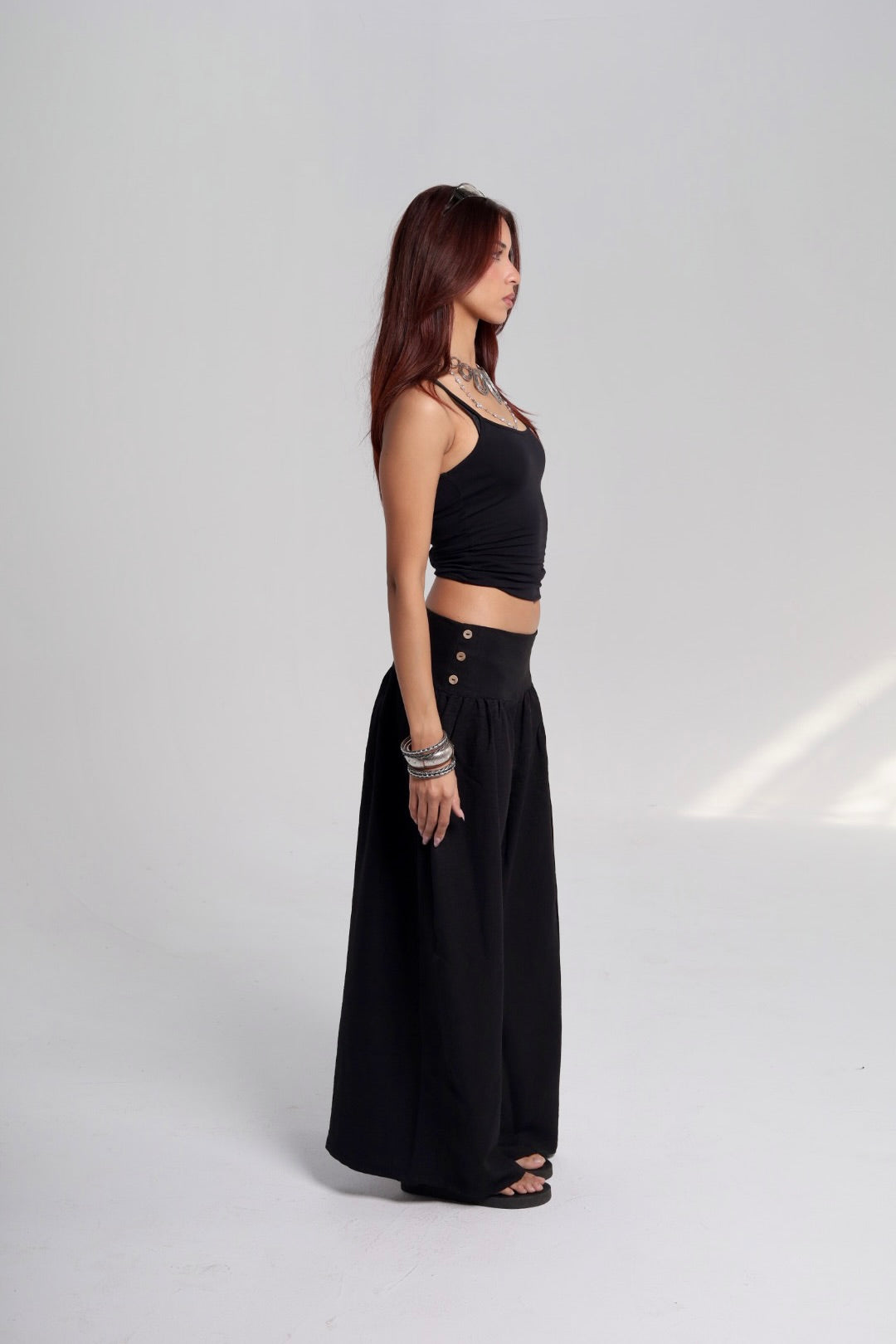 Black Flowy Pants