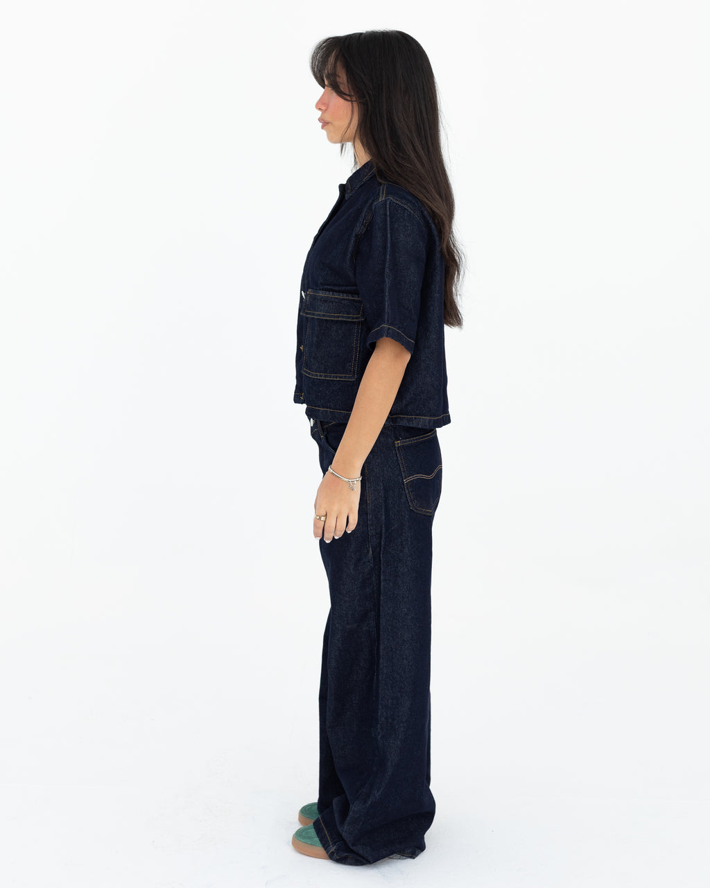 Midnight Blue Denim Set