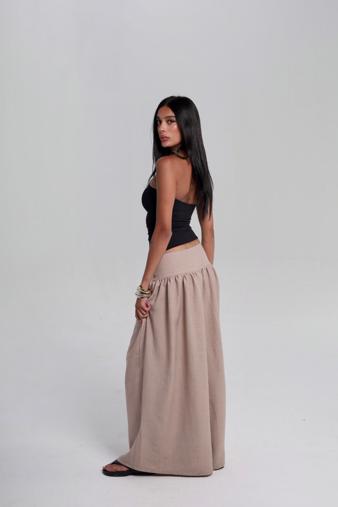 Sand Flowy Pants