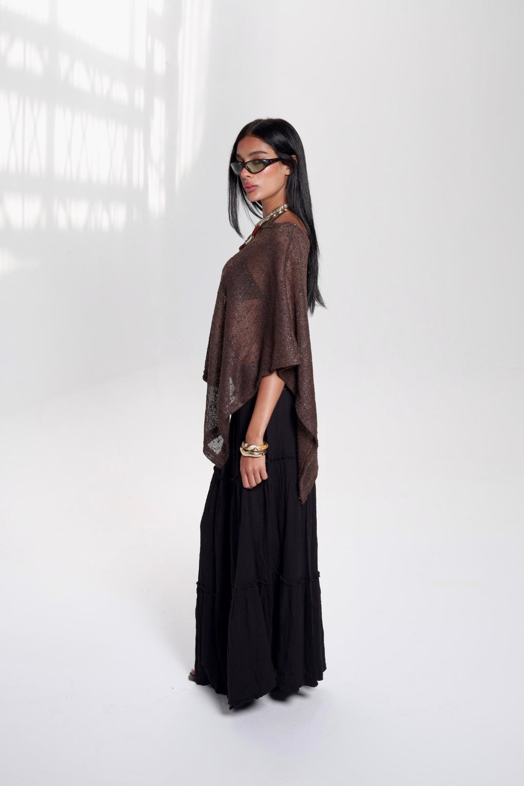 Cocoa Brown Poncho