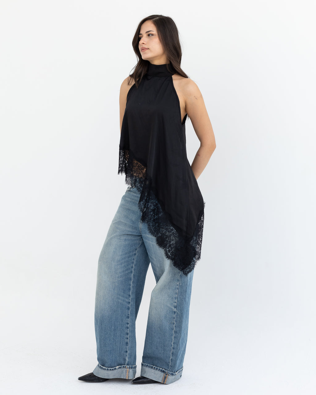 Noir Lace Top