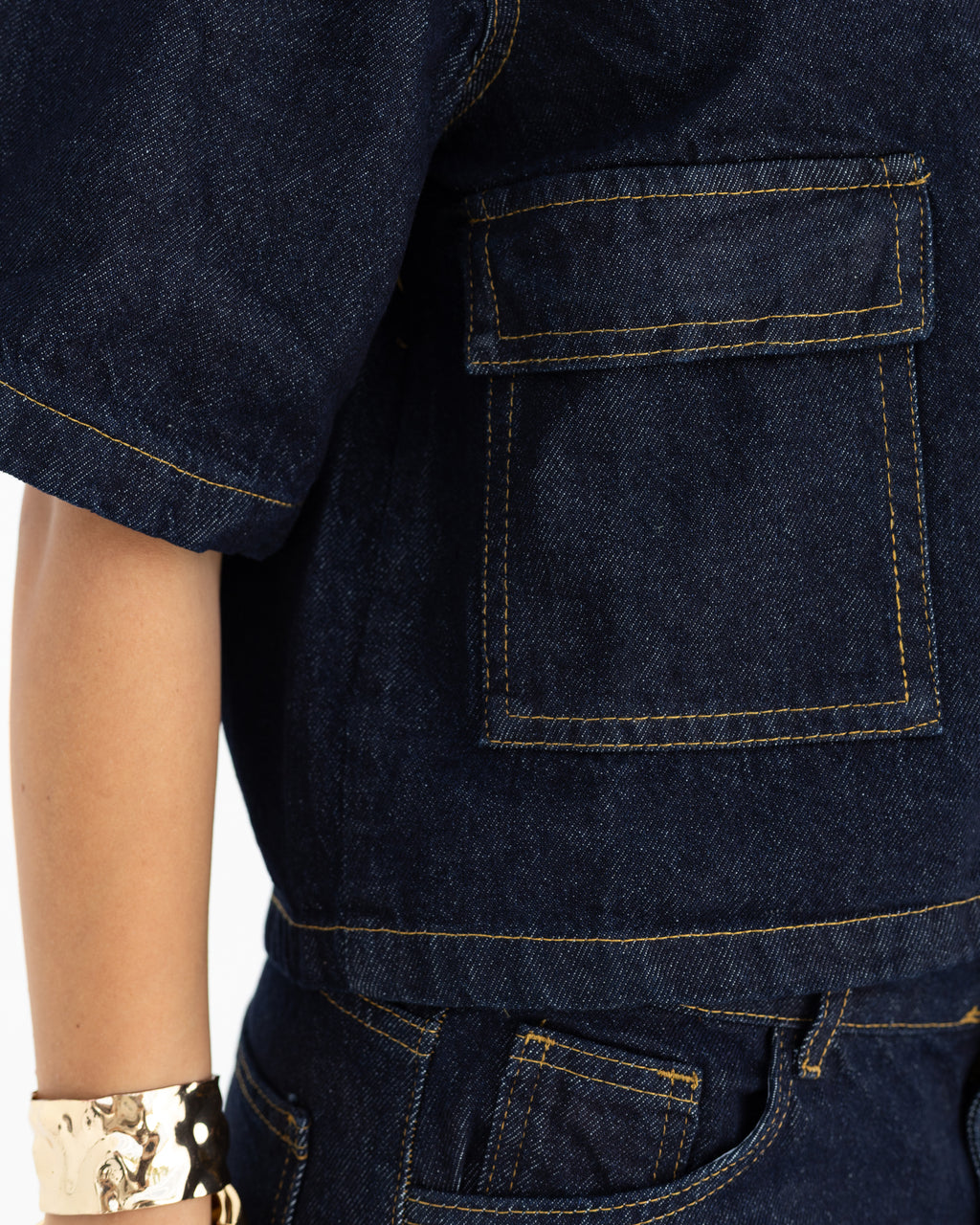 Midnight Blue Denim Shirt