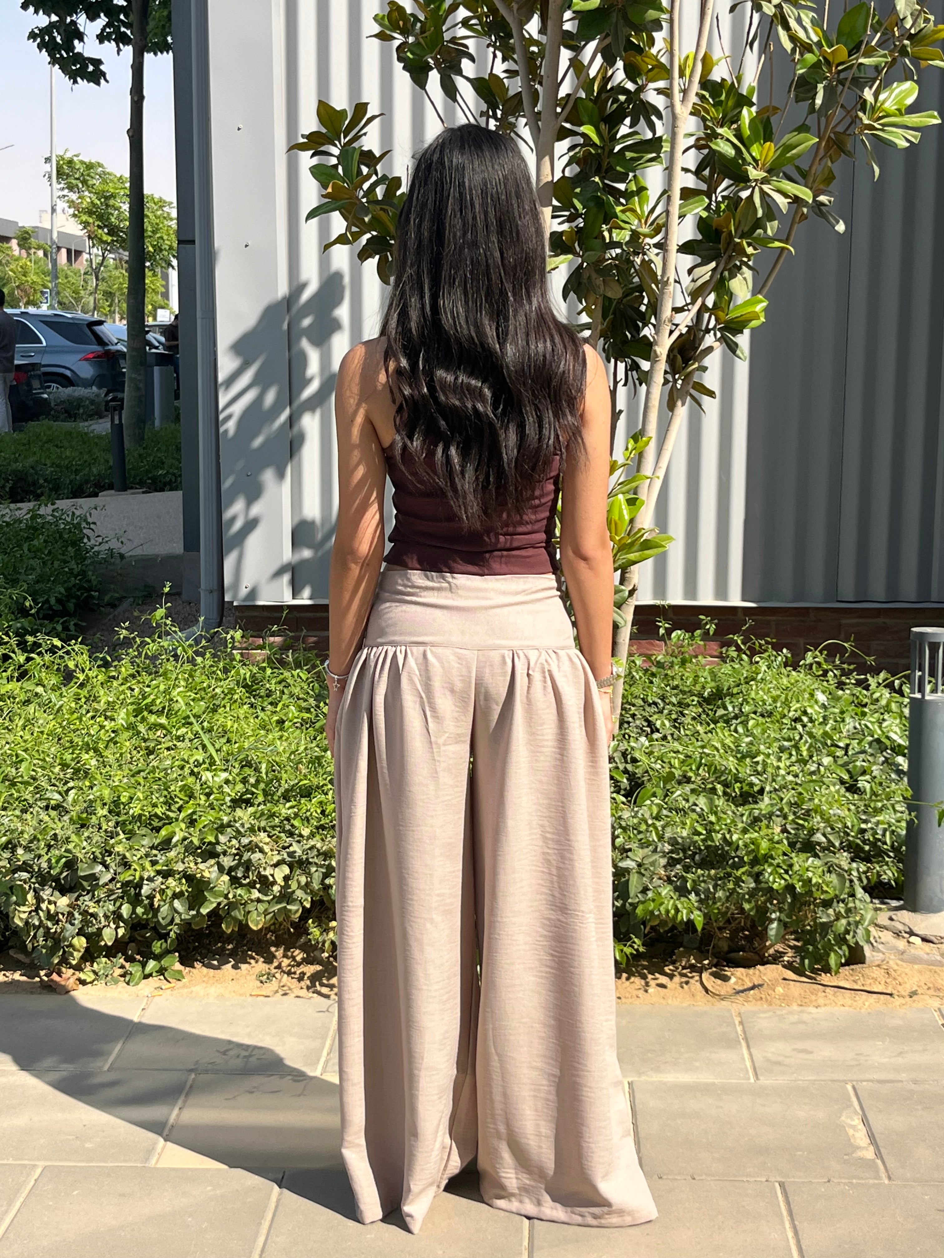 Sand Flowy Pants